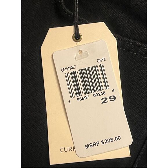 Current/Elliott The Boyfriend Onyx Jean Women's Black 29 nwt (3679) - Picture 10 of 11